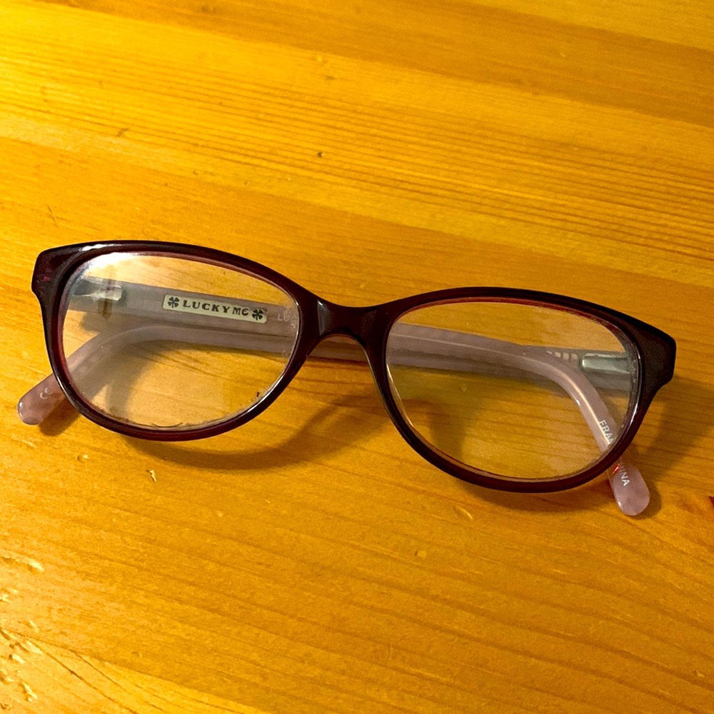 Young girls Lucky Brand eyeglasses-barely used . Great condition!